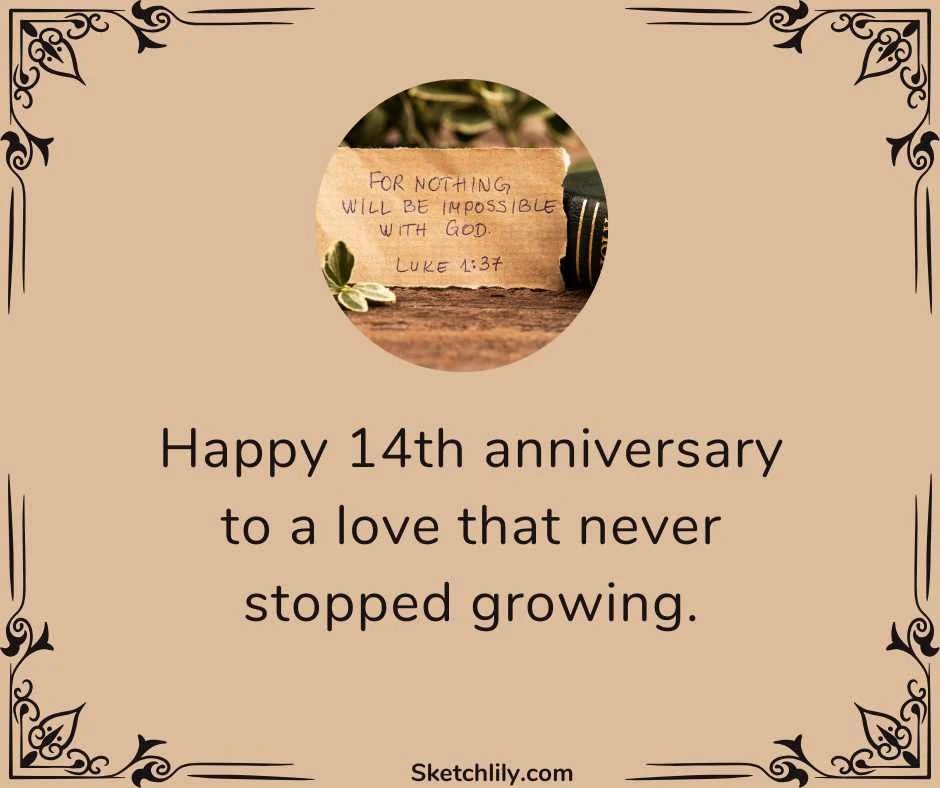 14th Anniversary Quotes