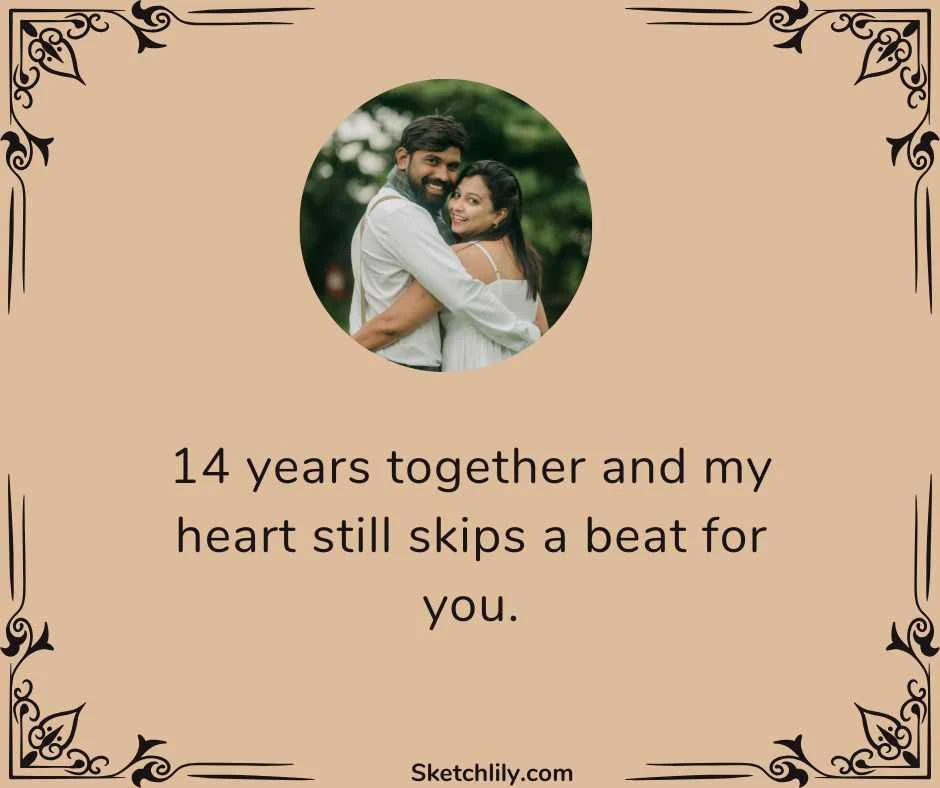 14th Anniversary Wishes