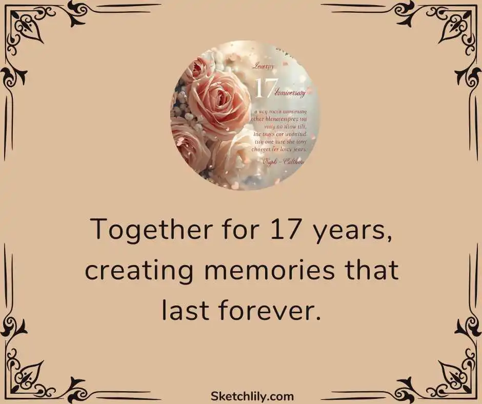 17 Years of Togetherness Quotes