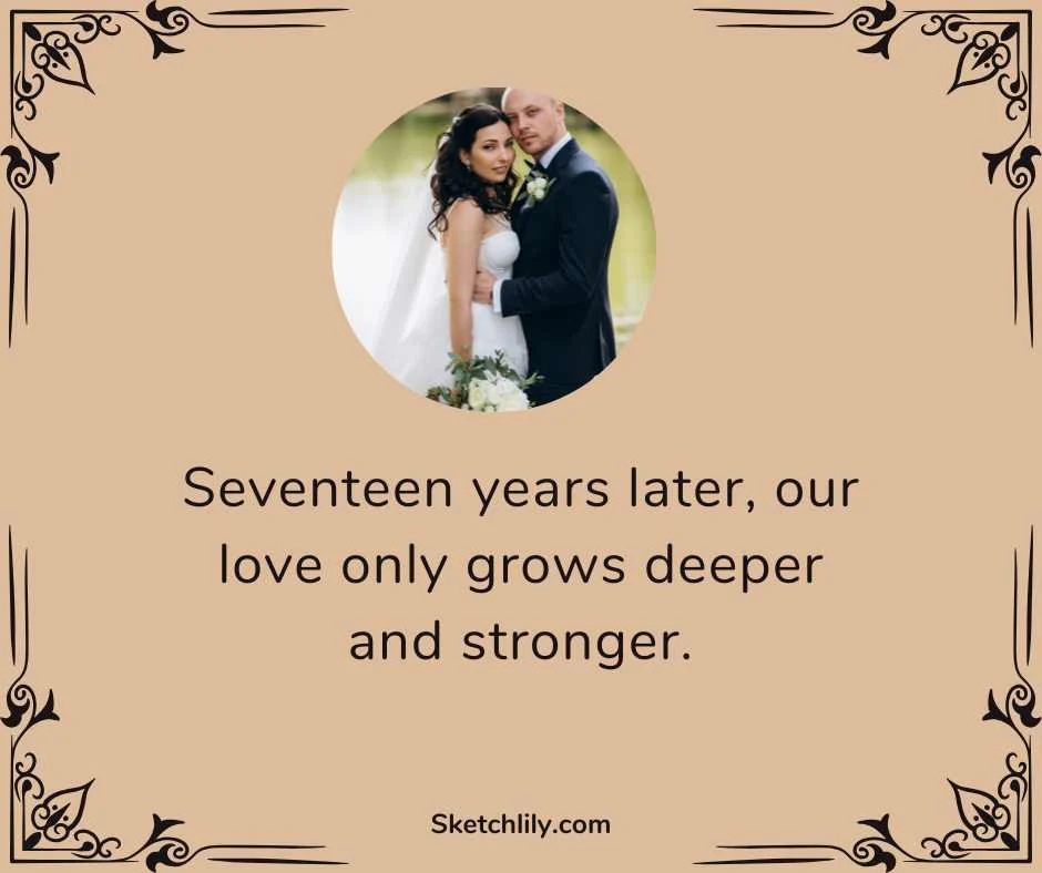  17th Anniversary Quotes