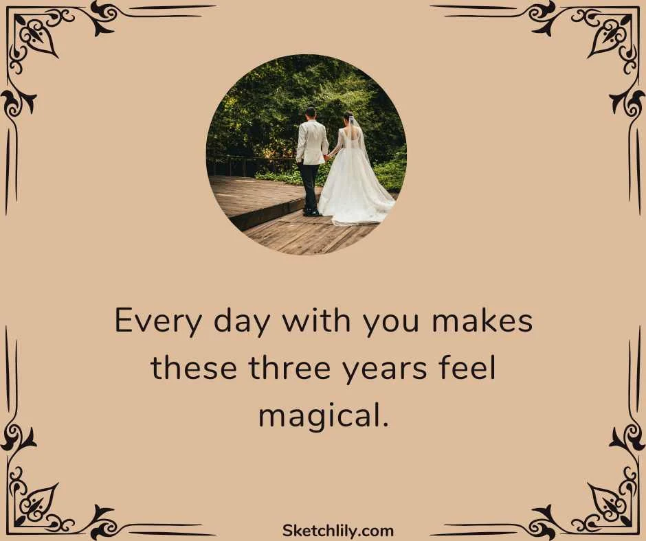  3rd Wedding Anniversary Quotes