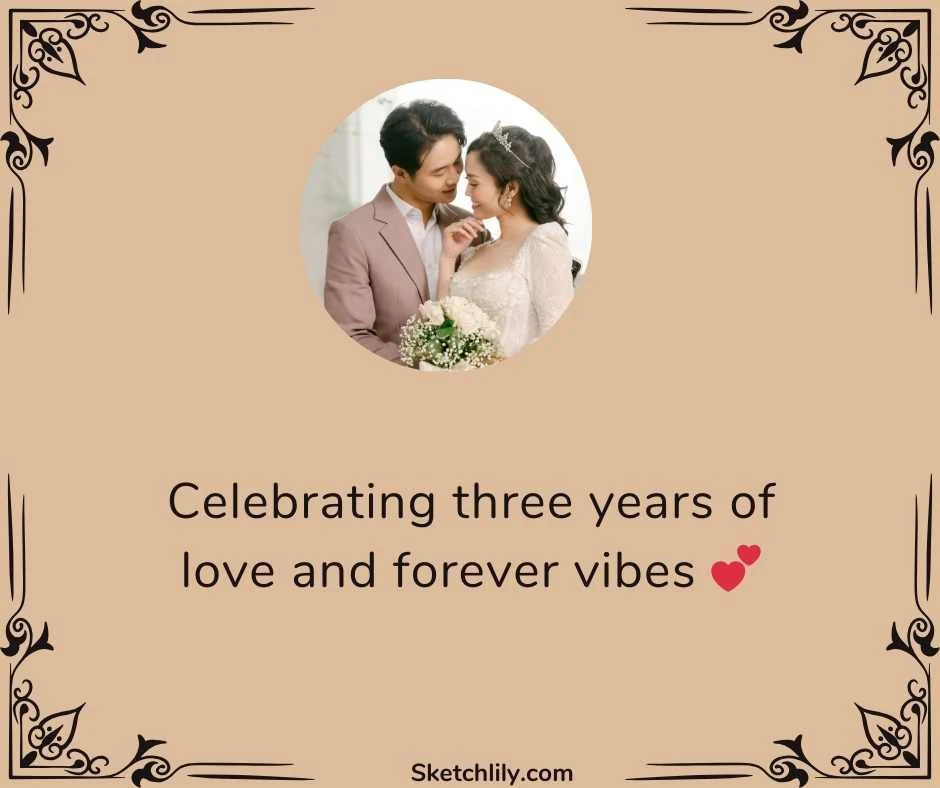   #3rdWeddingAnniversary 