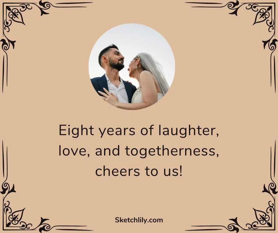 8th Anniversary Wishes