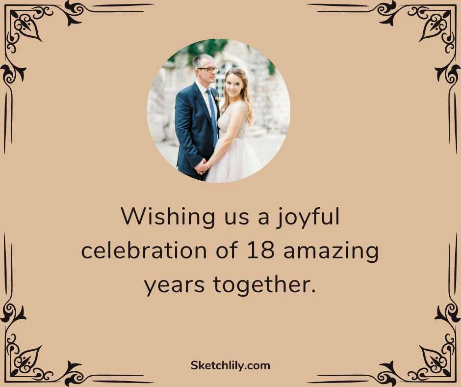 Anniversary Wishes 18 Years