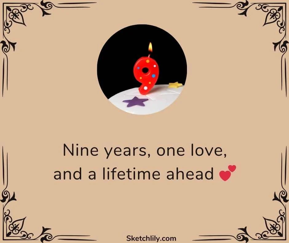 Caption for 9th Anniversary