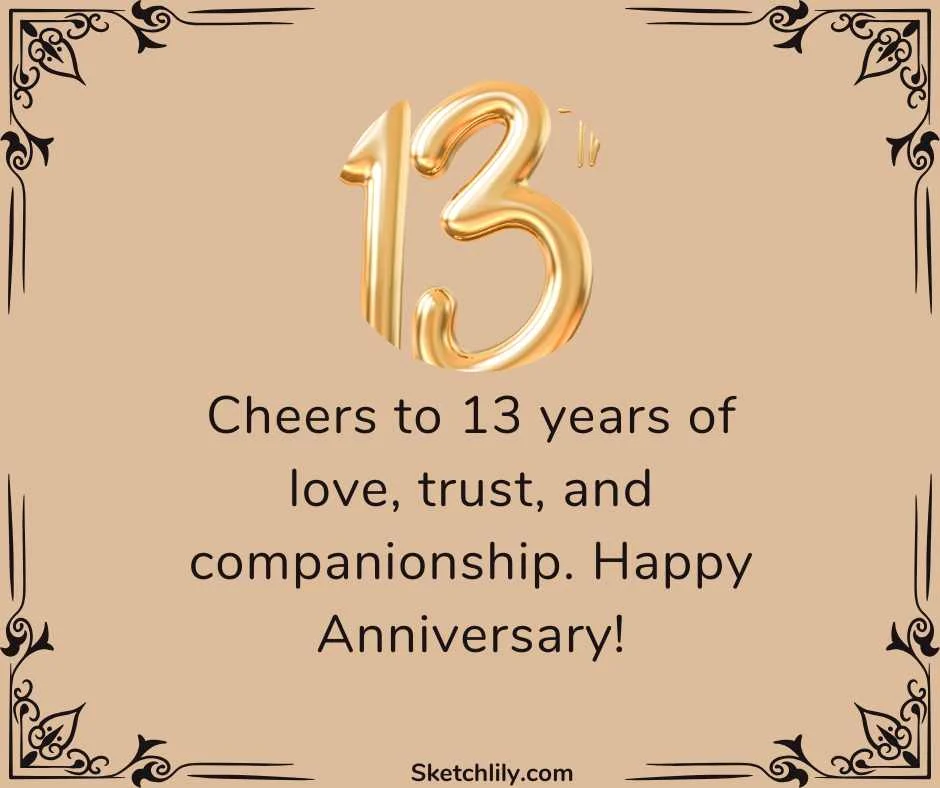 Happy 13th Wedding Anniversary