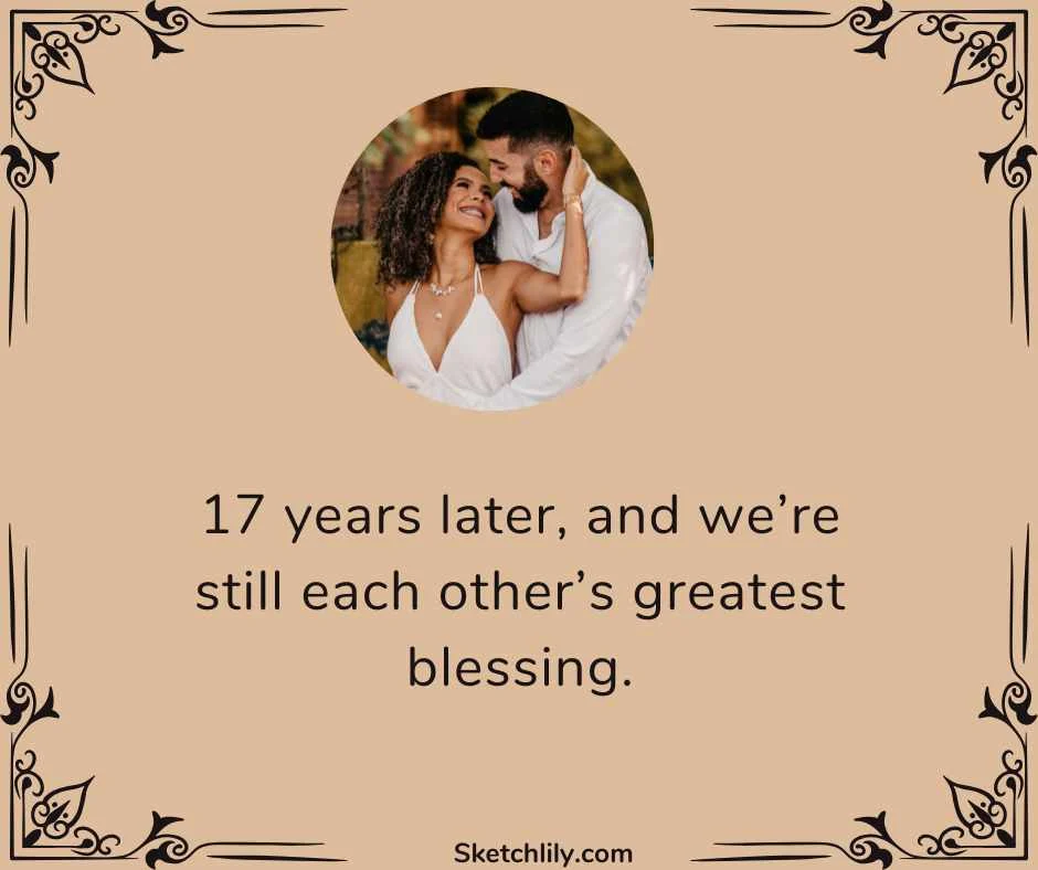 Happy 17th Anniversary to Us Quotes