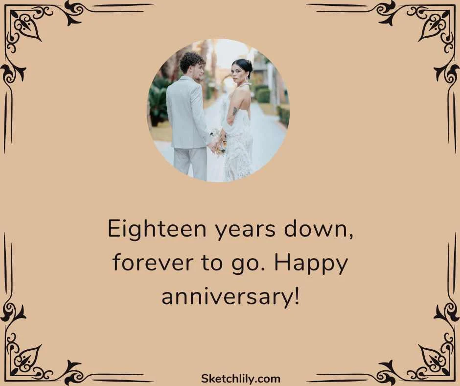 Happy 18th Wedding Anniversary Quotes