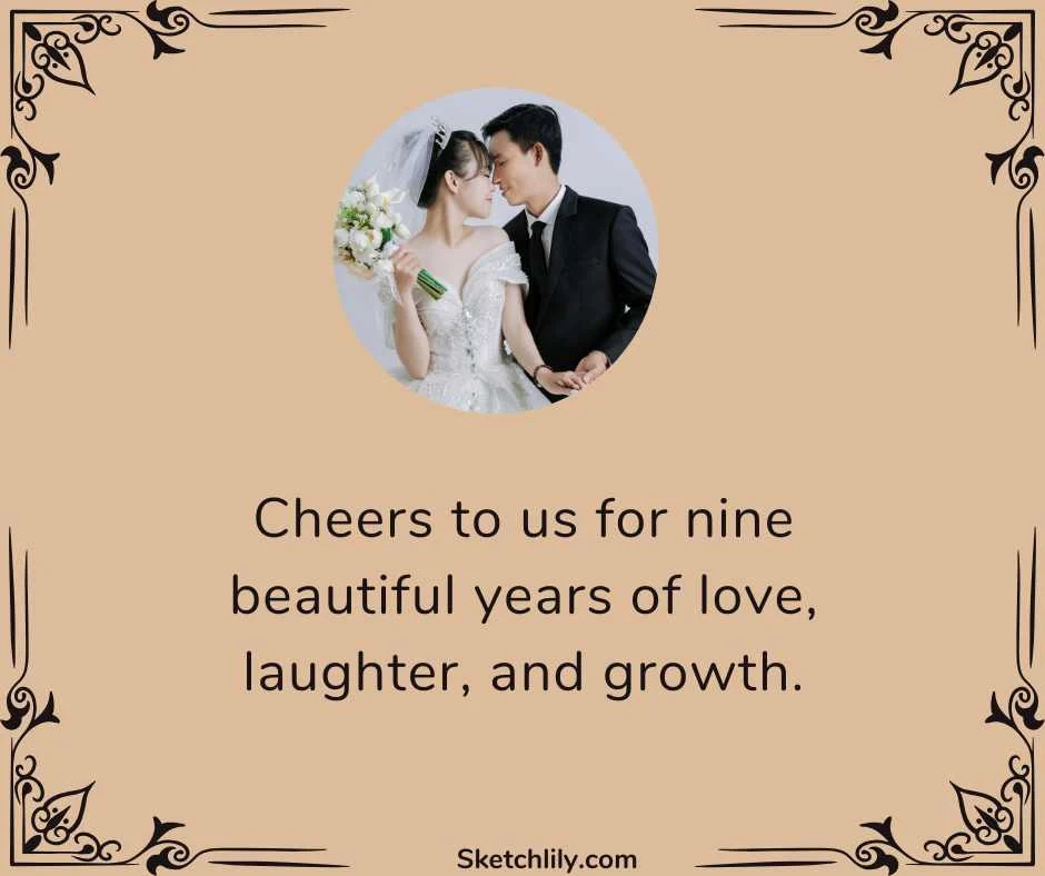 Happy 9th Wedding Anniversary to Us