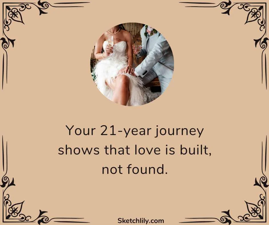 21 Years of Togetherness Quotes