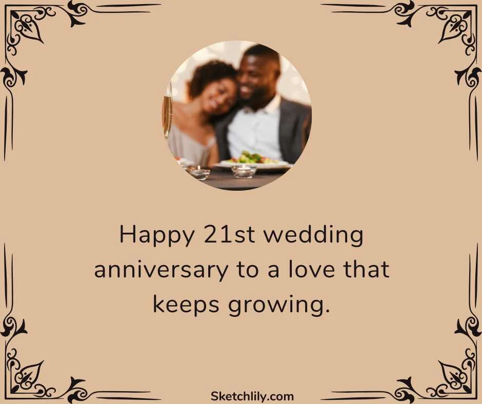 21st Wedding Anniversary Wishes 