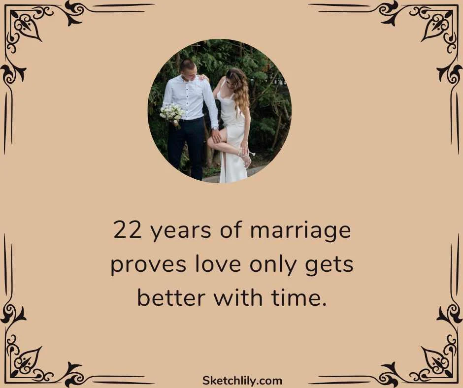 22 Years of Marriage Quotes