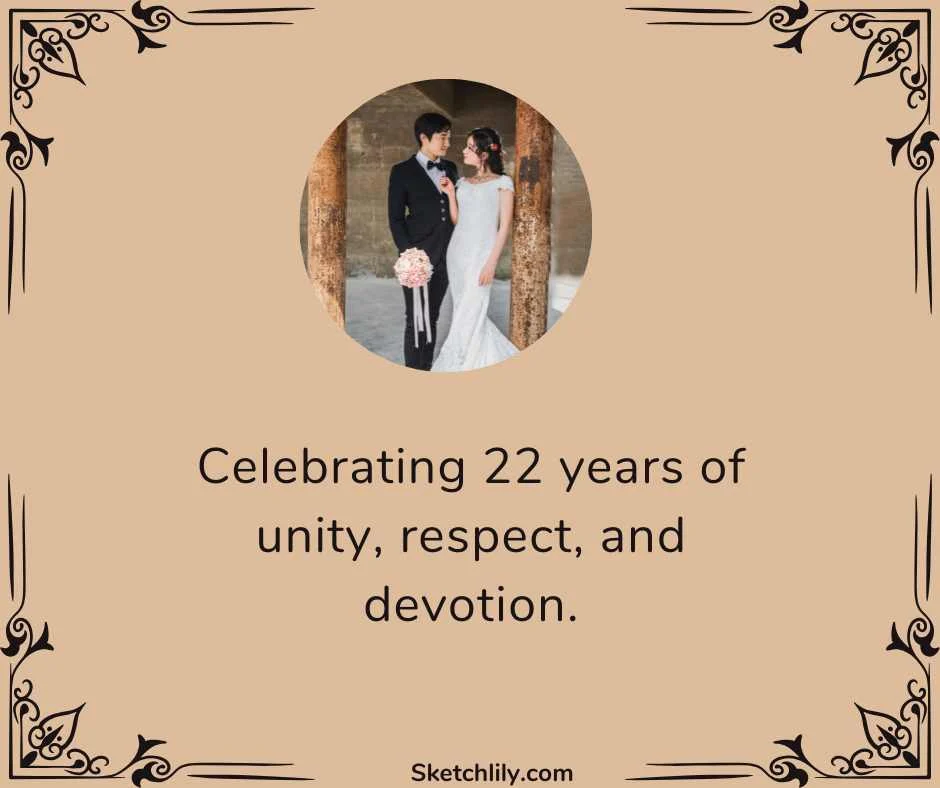 22 Years Wedding Anniversary Quotes