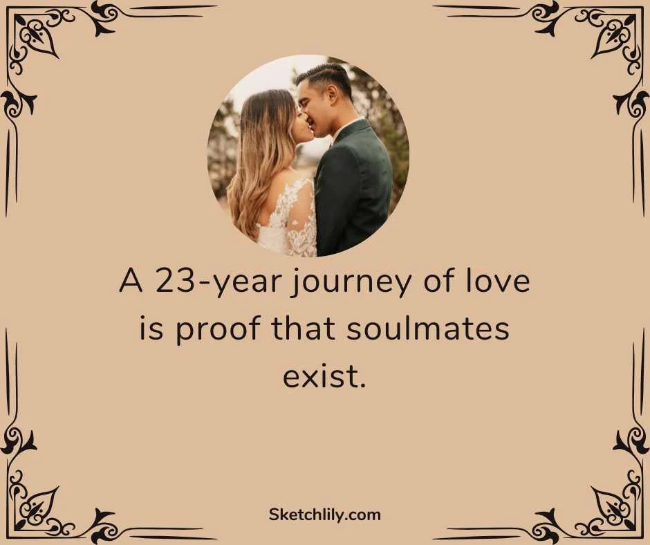 23 Years Anniversary Quotes