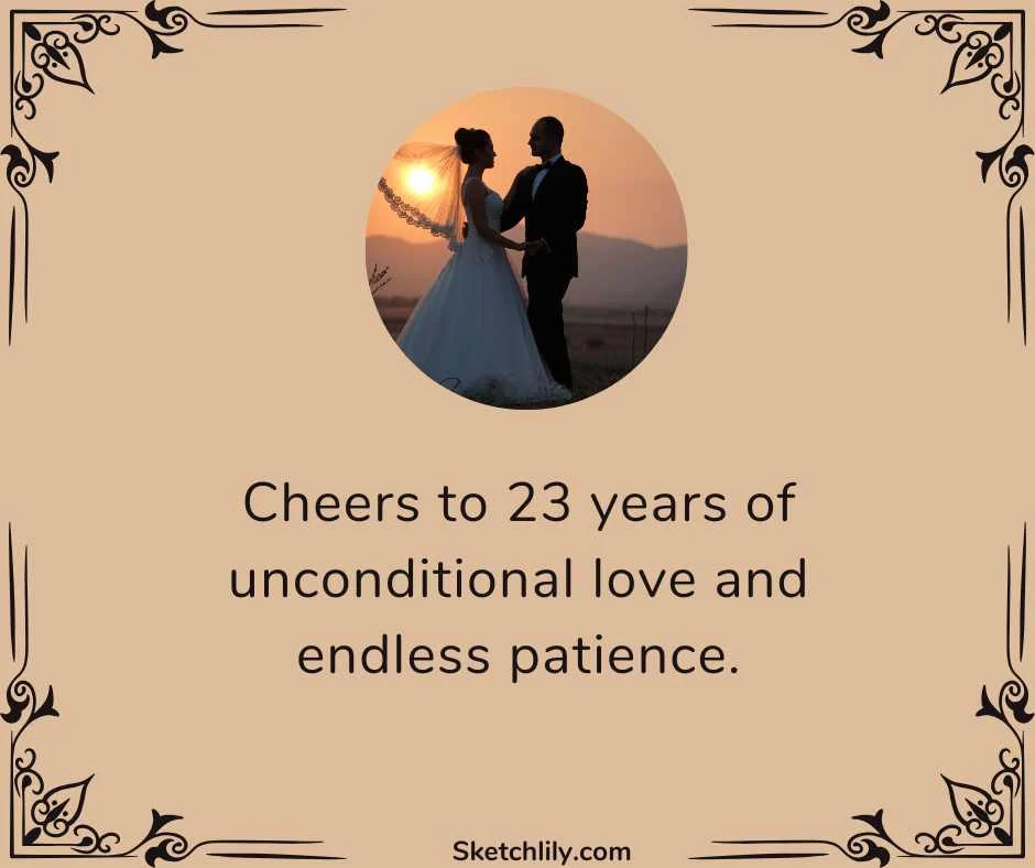 23 Years Wedding Anniversary Quotes