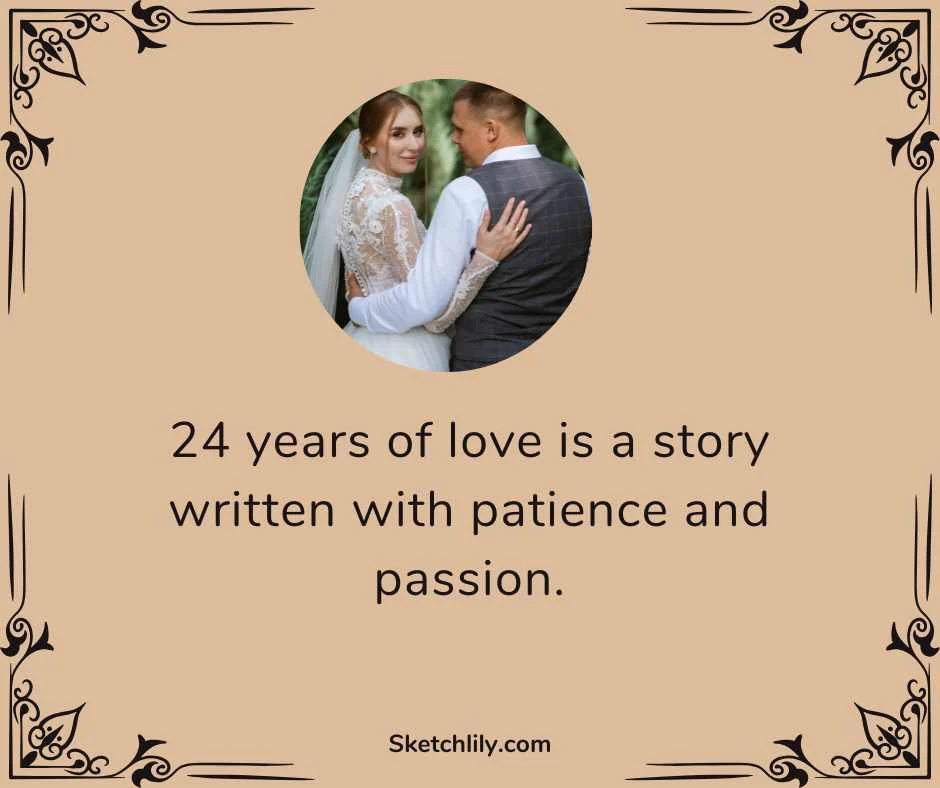 24 Years Anniversary Quotes