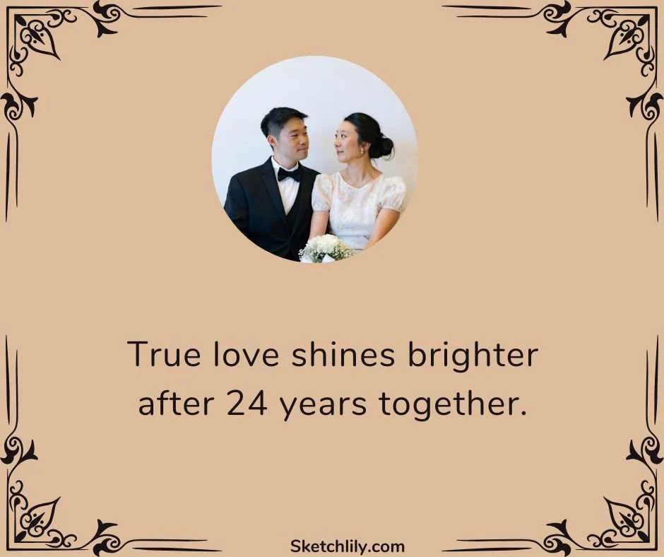 24 Years Anniversary Quotes