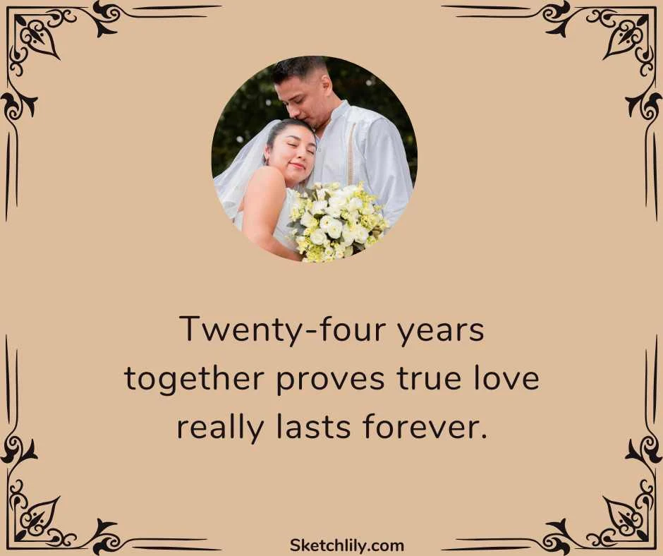 24th Anniversary Wishes