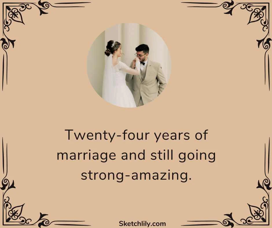 24th Wedding Anniversary Wishes