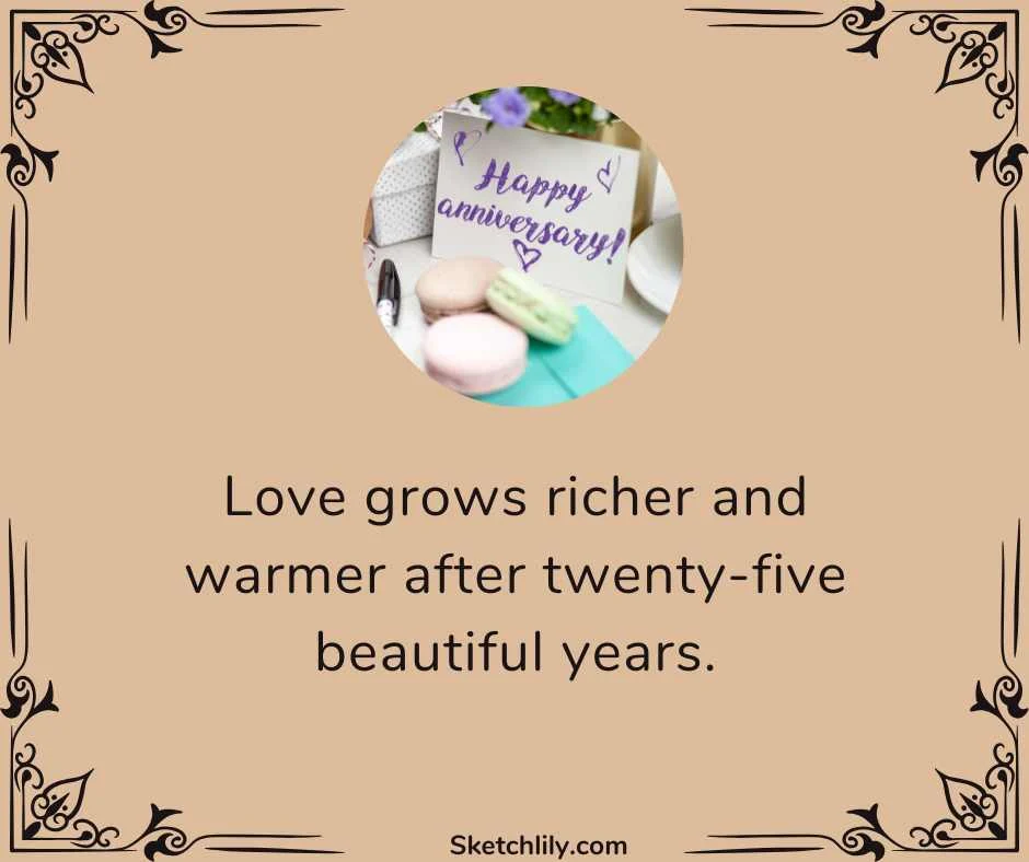 25th Anniversary Quotes
