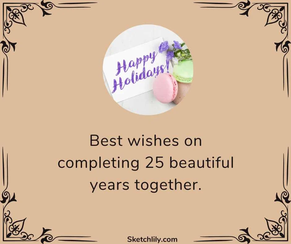 25th Anniversary Wishes