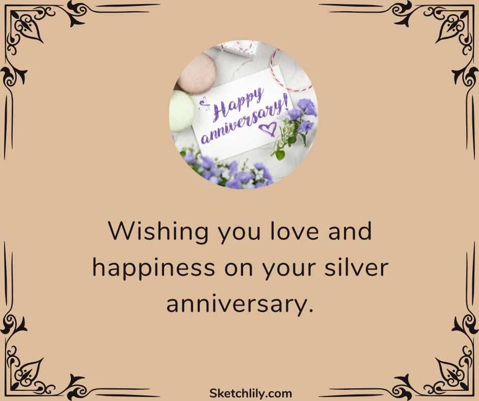 25th Wedding Anniversary Wishes