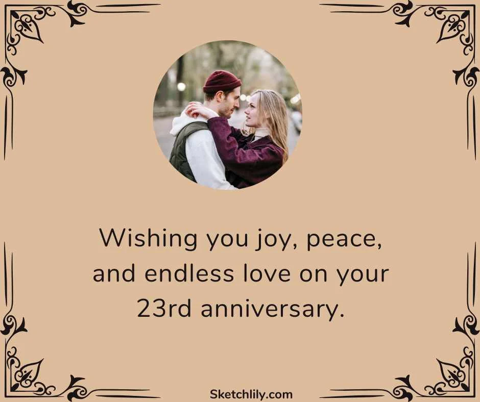 Happy 23rd Wedding Anniversary Wishes
