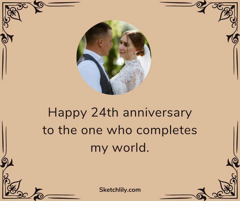 Happy 24th Anniversary Quotes