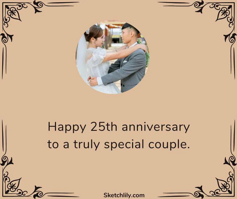 Happy 25th Anniversary Wishes