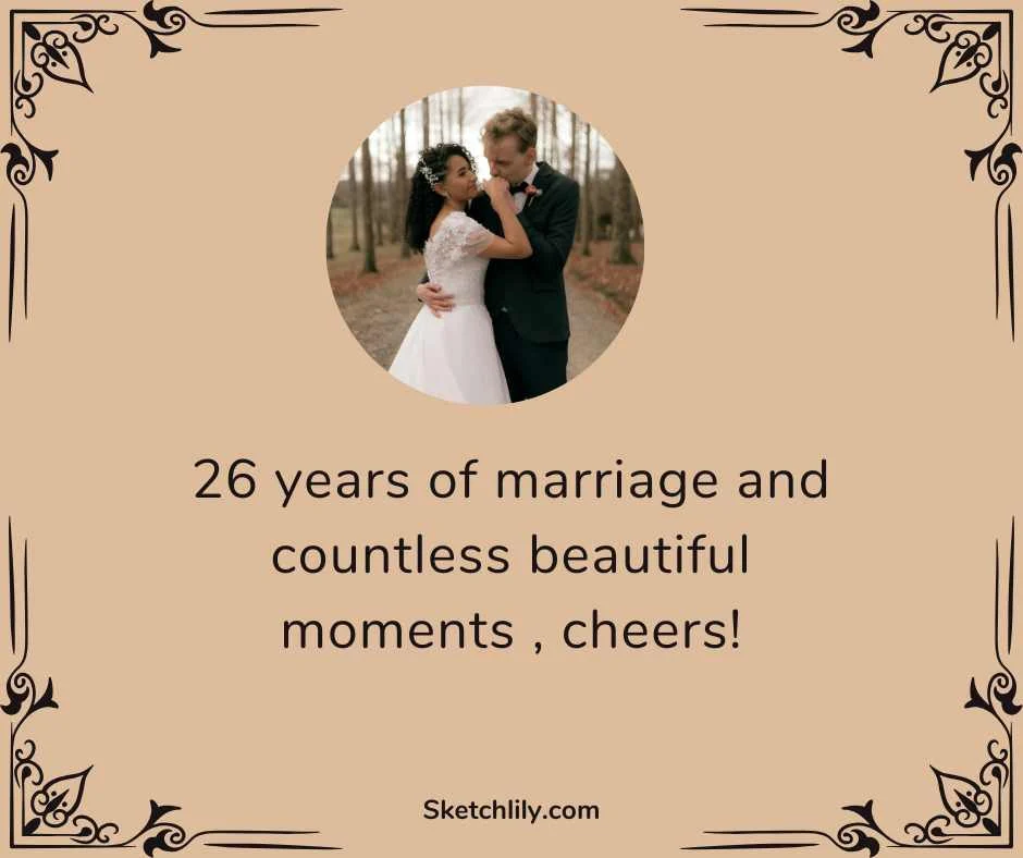 Happy 26th Wedding Anniversary Wishes