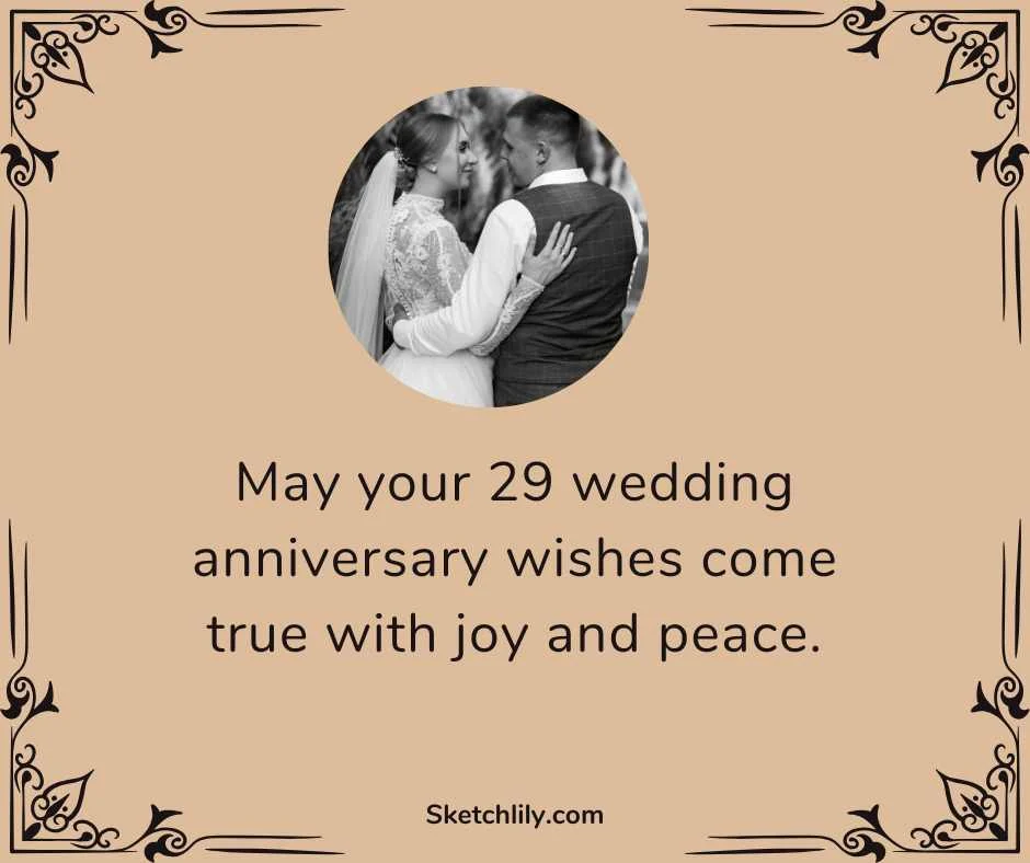 29 Wedding Anniversary Wishes