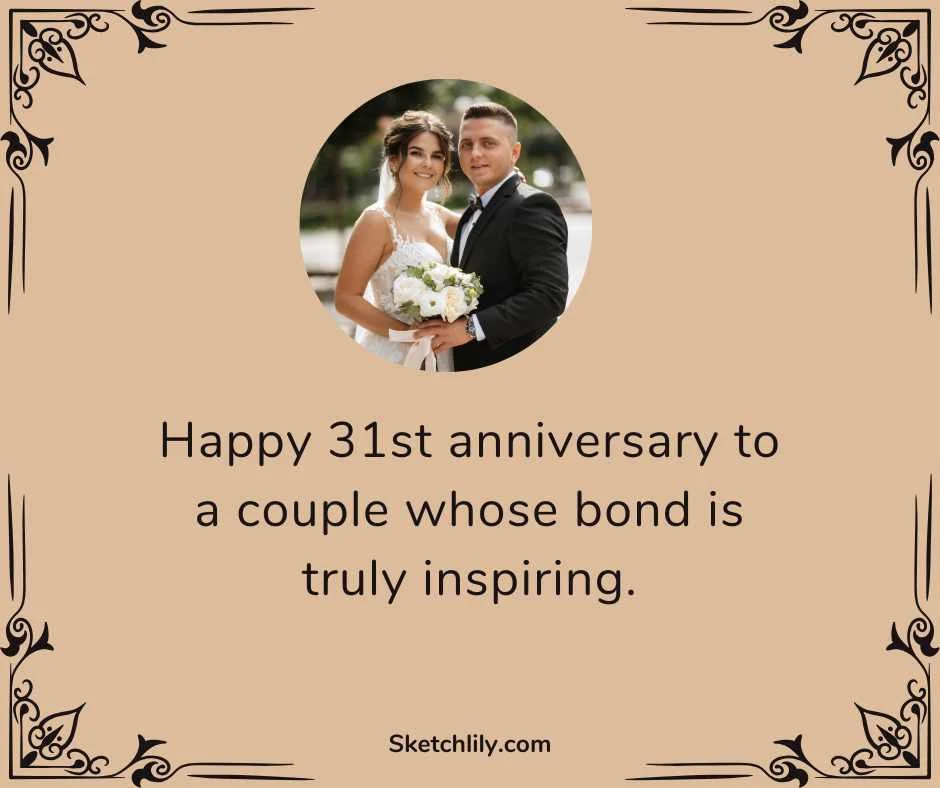 Happy 31st Anniversary Wishes
