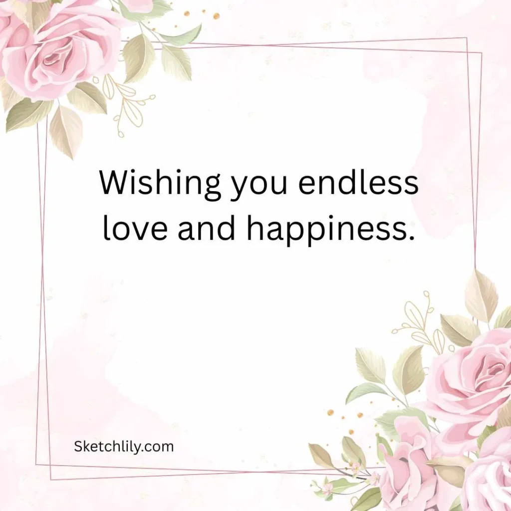 Classic Short Bridal Shower Wishes