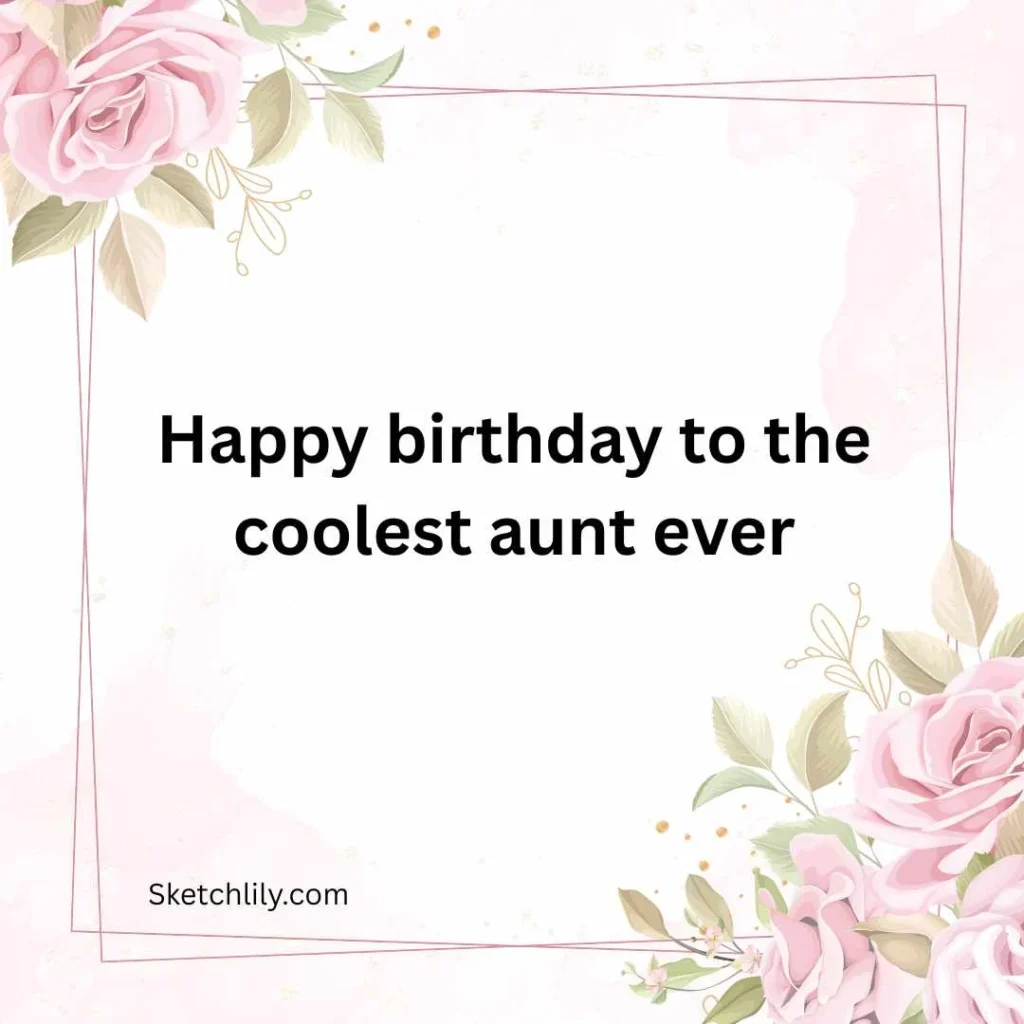 Funny Birthday Wishes for Aunt