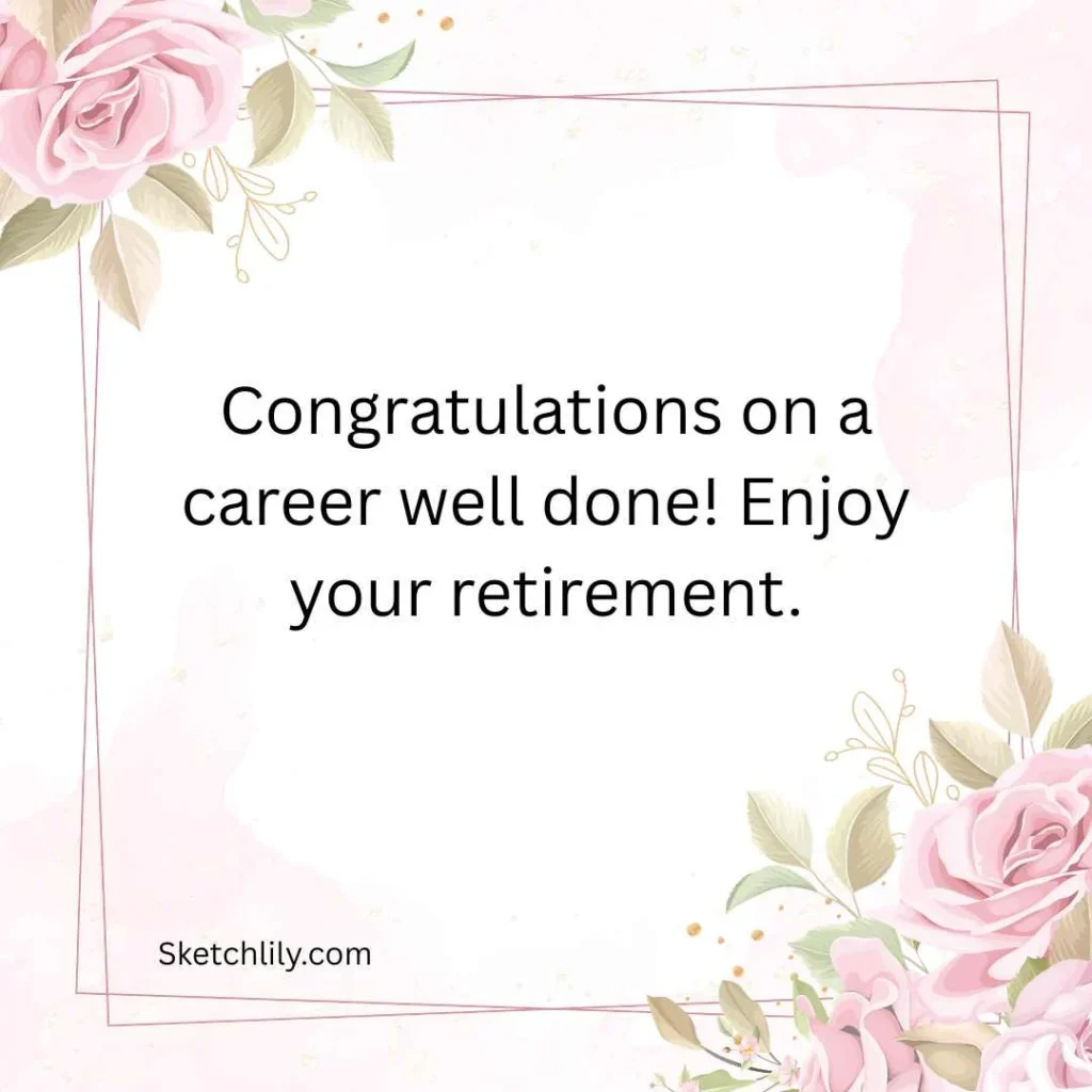 Classic Retirement Wishes