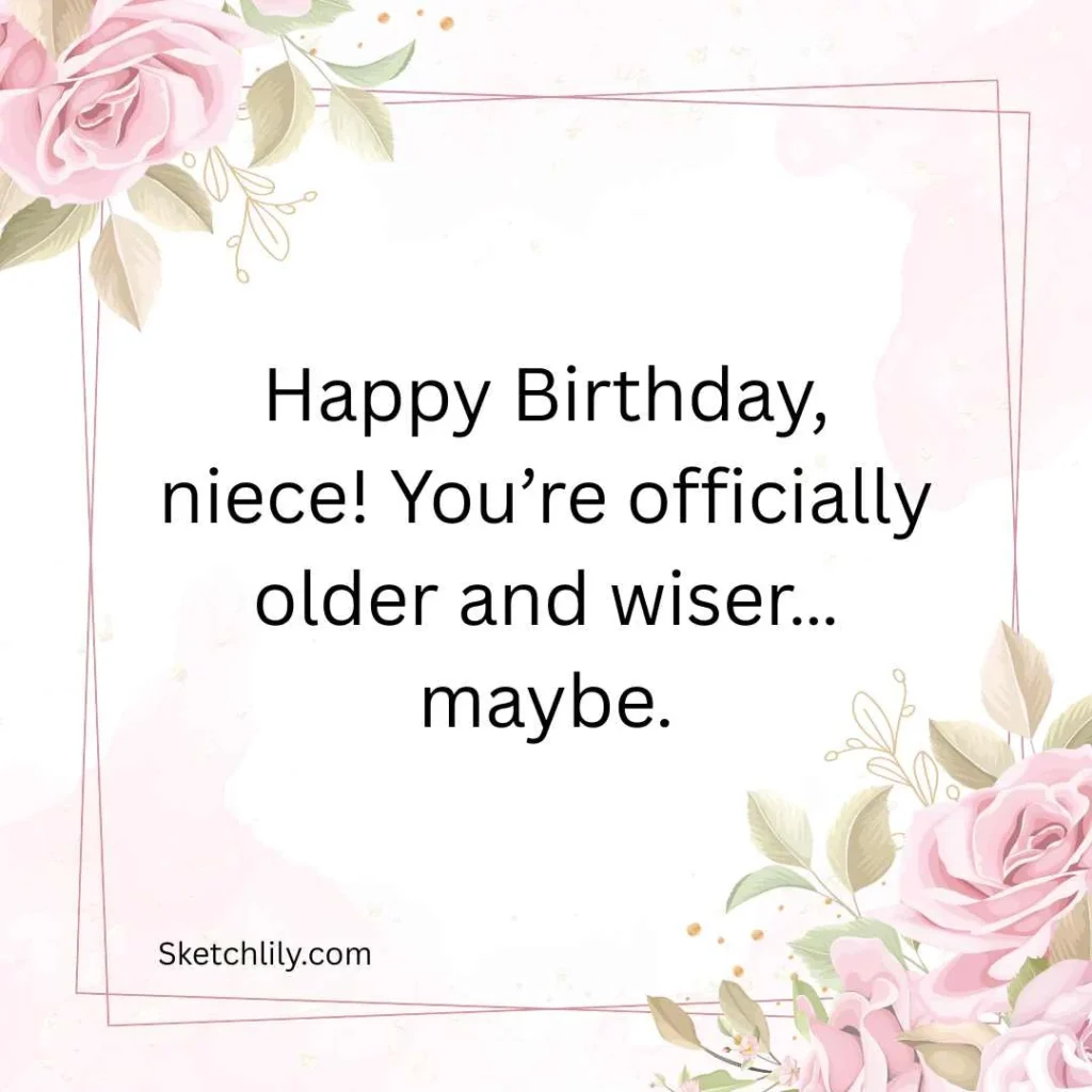 Funny Birthday Wishes for Niece