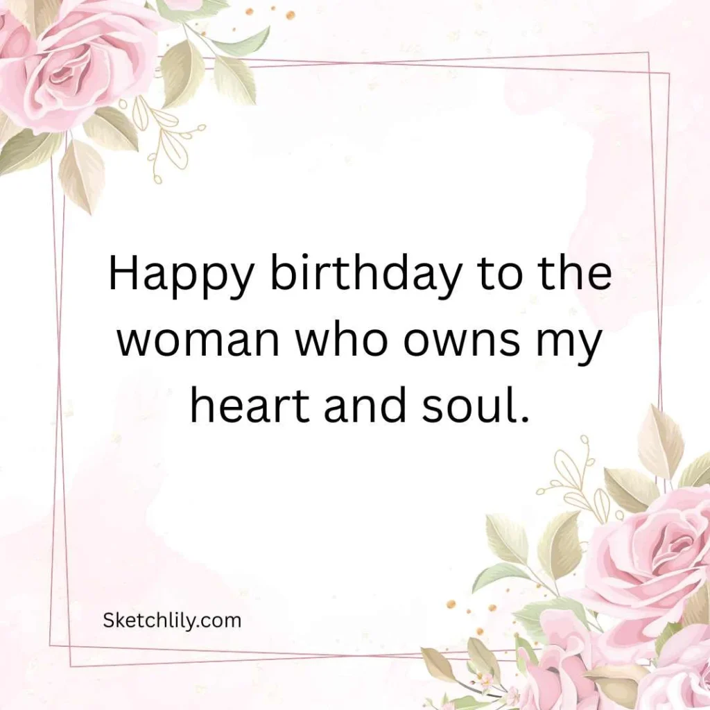 Romantic Happy Birthday Wishes for Wife