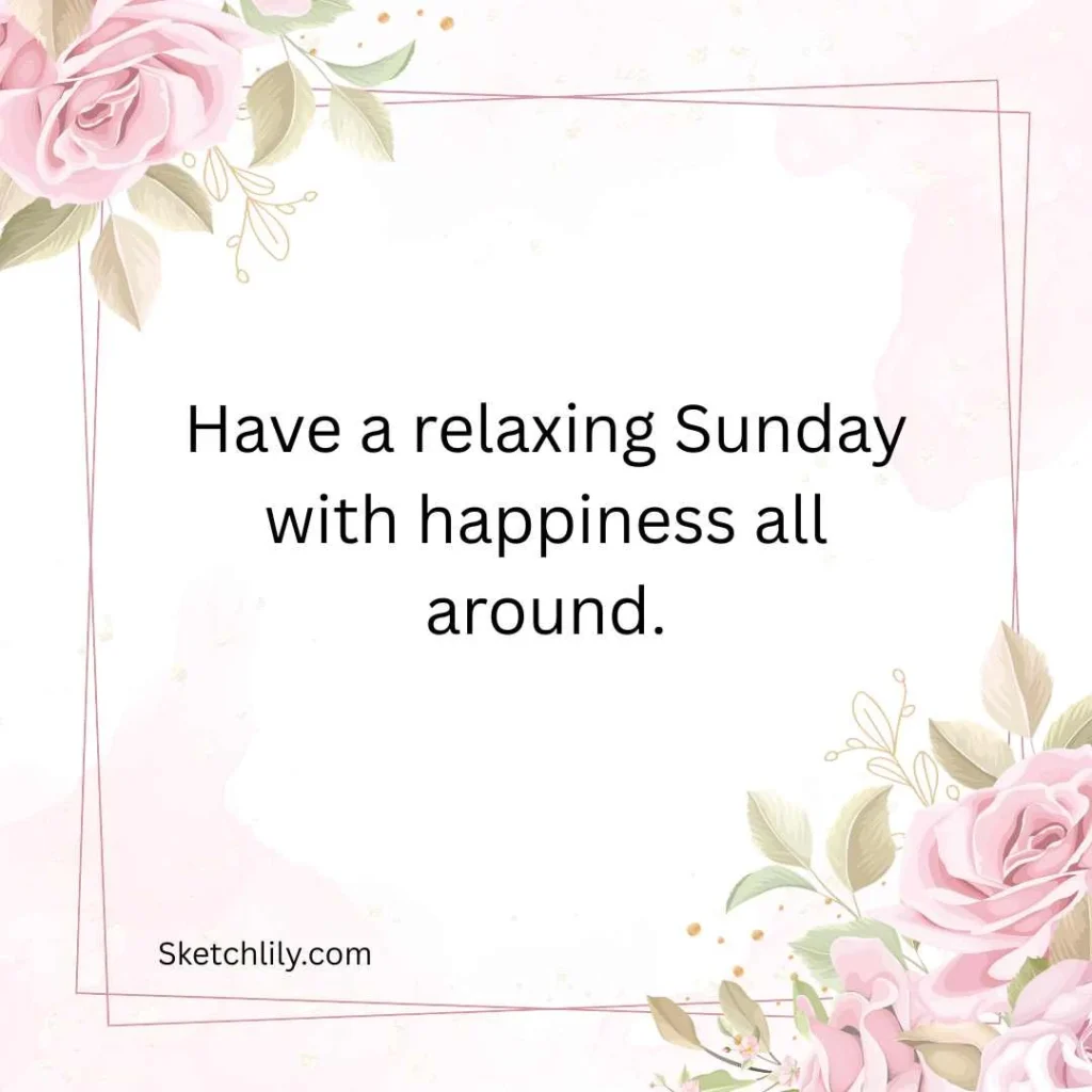 Cheerful Sunday Wishes