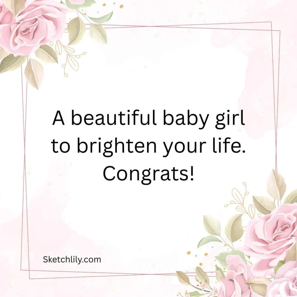 Cute and Sweet Wishes for New Born Baby Girl