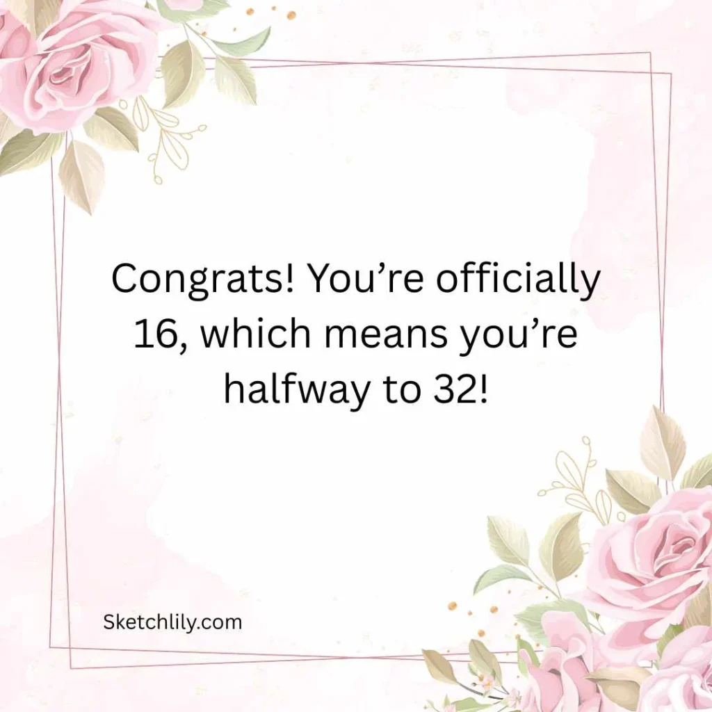 Funny 16th Birthday Wishes