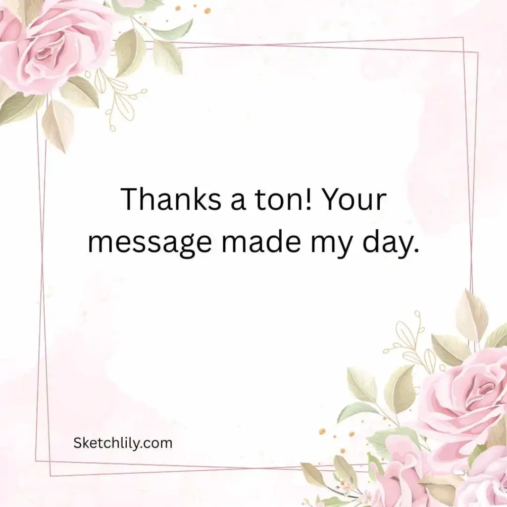 Simple and Sweet Birthday Thanks Replies