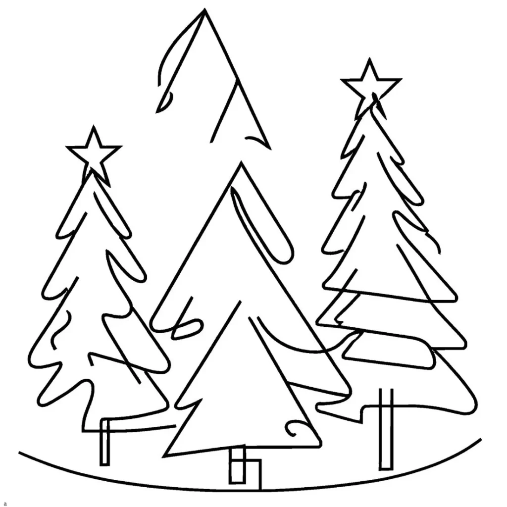 Christmas Trees and Santa