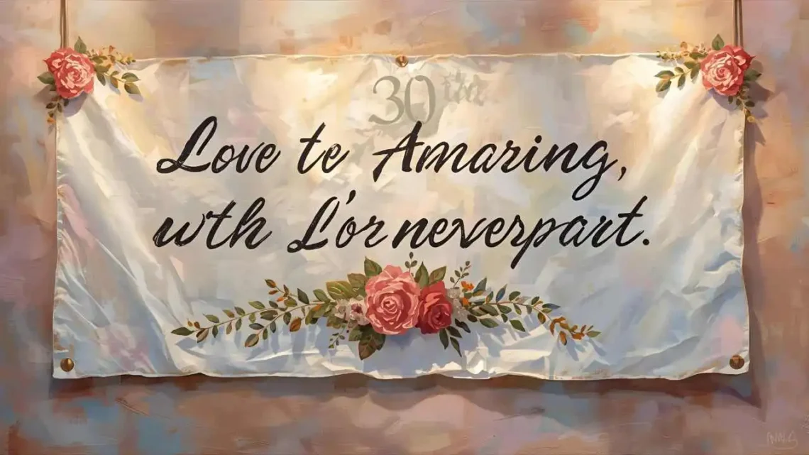30th Wedding Anniversary Quotes