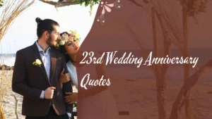 23rd Wedding Anniversary Quotes