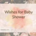 Wishes for Baby Shower