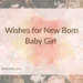 Wishes for New Born Baby Girl 